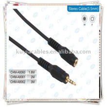 AV cable,3.5mm Male to Female Audio Extension Cable